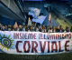 Corviale: fiaccolata di solidarietà dopo l’incendio al Calcio sociale