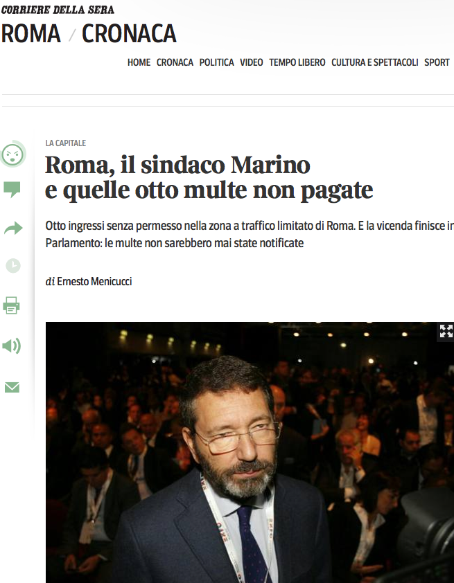Corriere sito multe marino 7 novembre