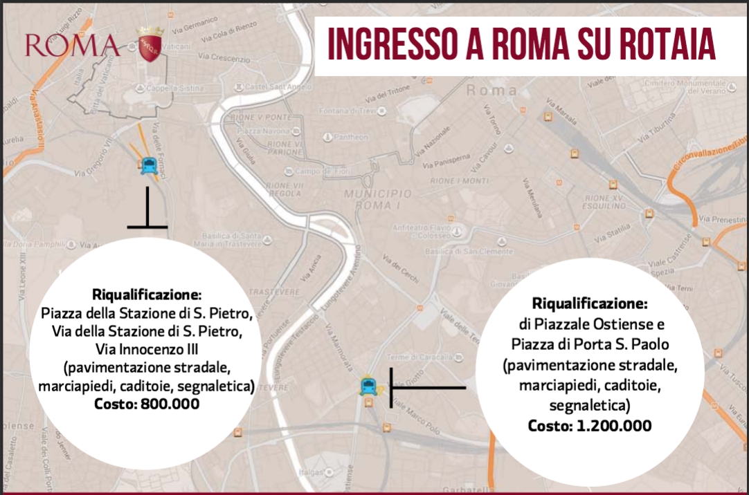 interventi Giubileo Comune Roma 12 ago 2015 lavori pubblici 1