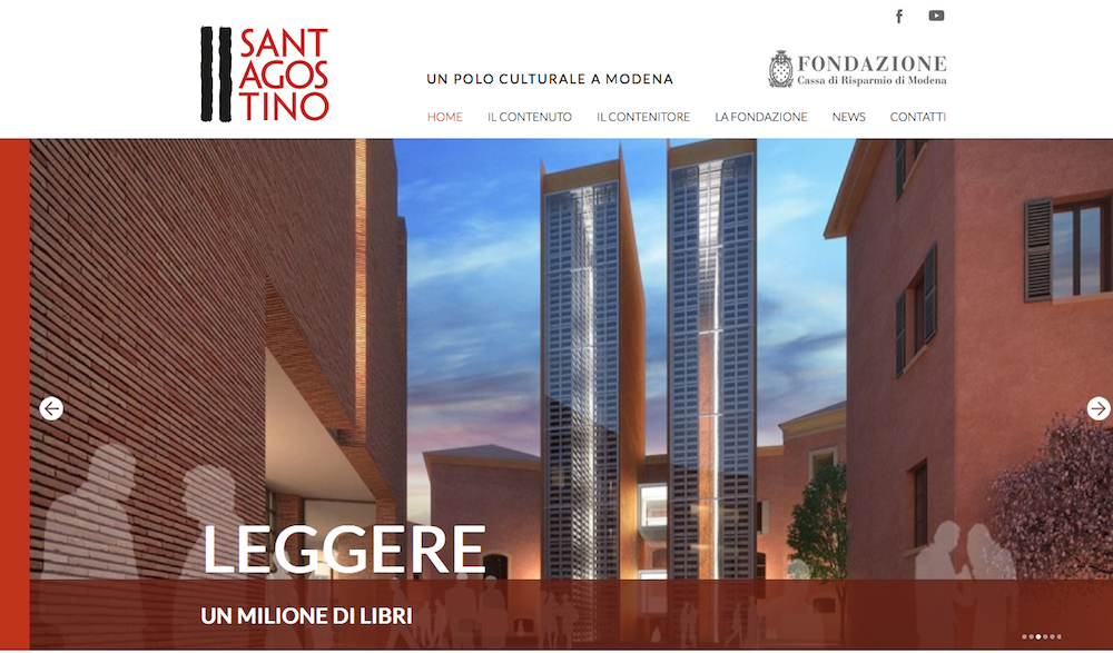 sito Sant'Agostino di Modena fondazione