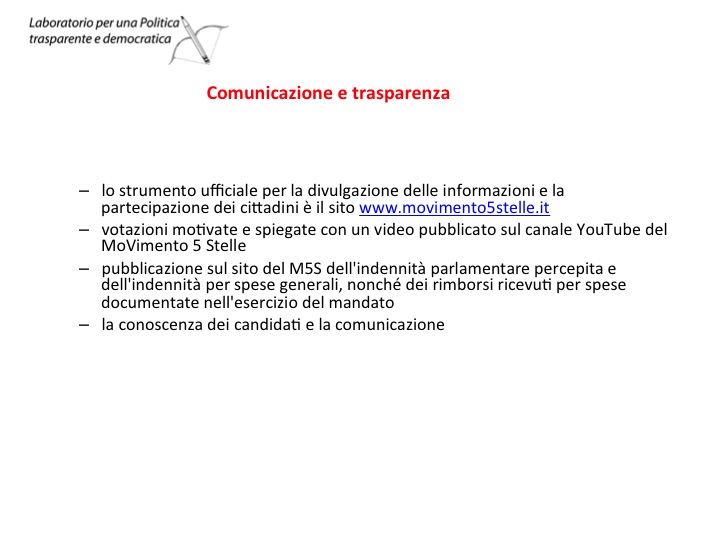 Candidature M5S Gelsomini Filotico Lombardi 5