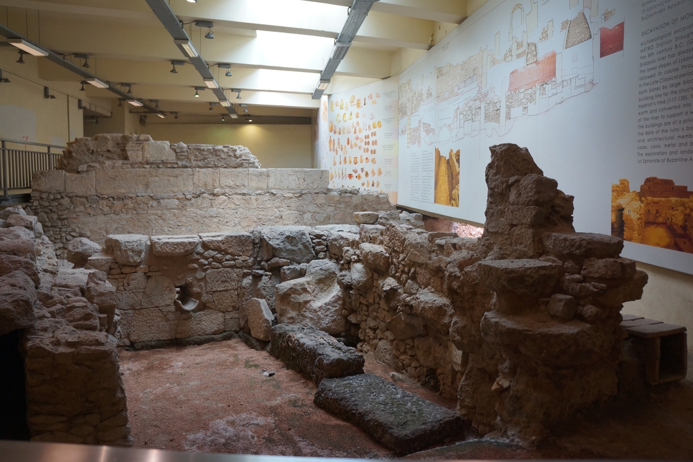 Stazione Monastiraki – reperti archeologici