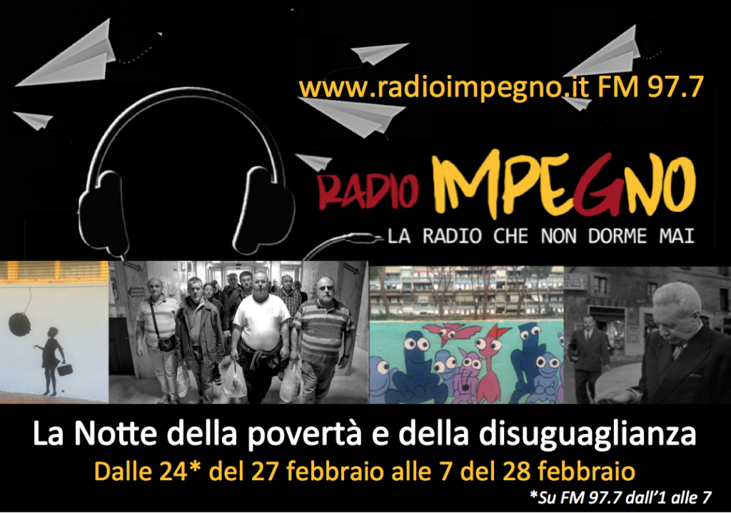 locandina radio notte poverta febbraio 2