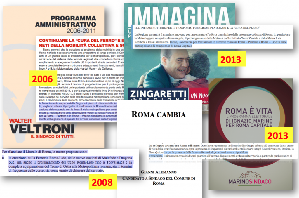Promesse elettorali Roma-Lido