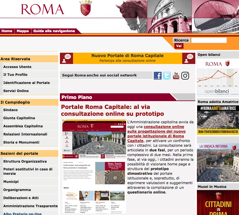 portale roma capitale 1 giugno 2017