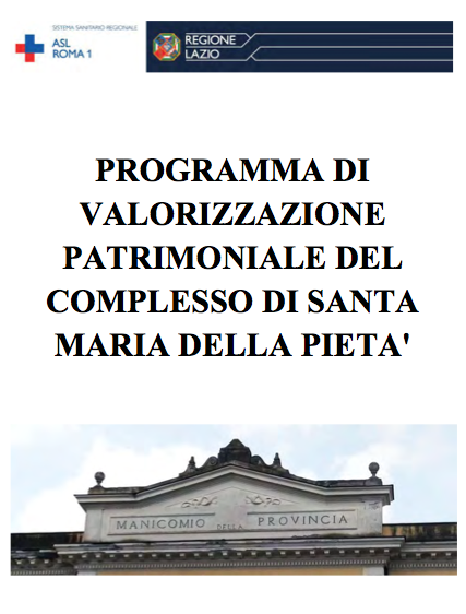Programma di valorizzazione patrimoniale del complesso di Santa Maria della Pietà in Roma