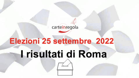 ELEZIONI 2022 – I RISULTATI DI ROMA