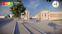 Apre il “grande cantiere di piazza Pia”: sarà l’isola di calore mostrata dai rendering?