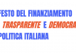 Manifesto per il finanziamento etico, trasparente e democratico della Politica italiana