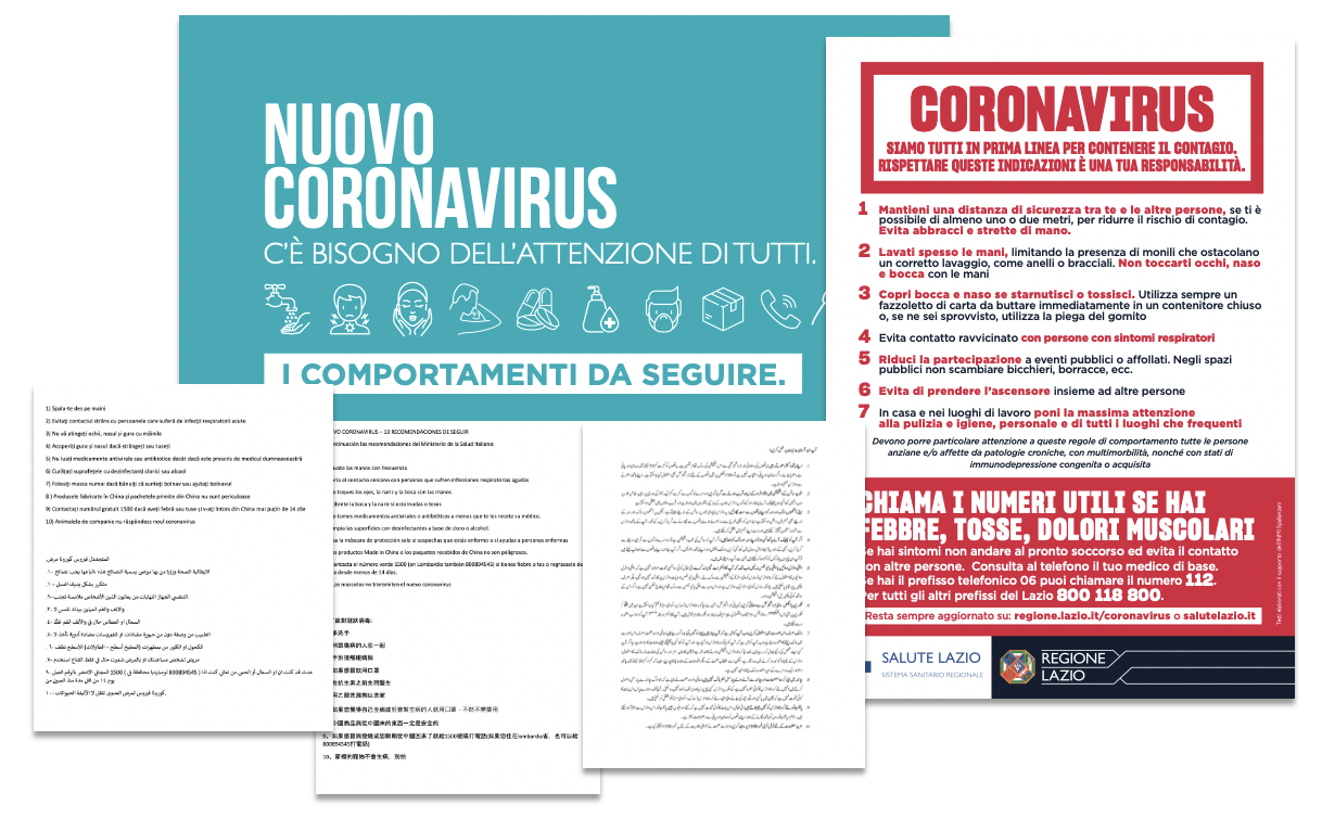 collage decalogo coronavirus