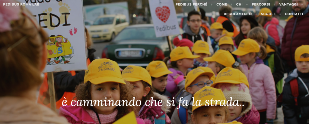 sito pedibusromalab. Schermata 2020-06-15 alle 11.29.59