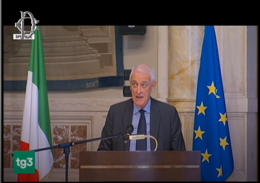 Il Presidente dell'ANAC Merloni alla Camera il 2 luglio 2020 (dal video della Camera)
