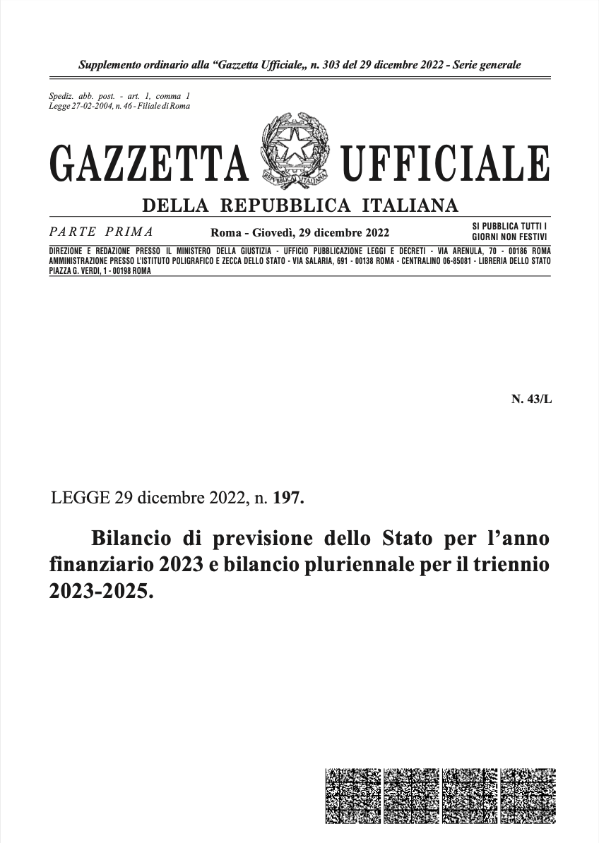 Gazzetta Ufficiale Legge Di Bilancio 2025 Diena Florrie